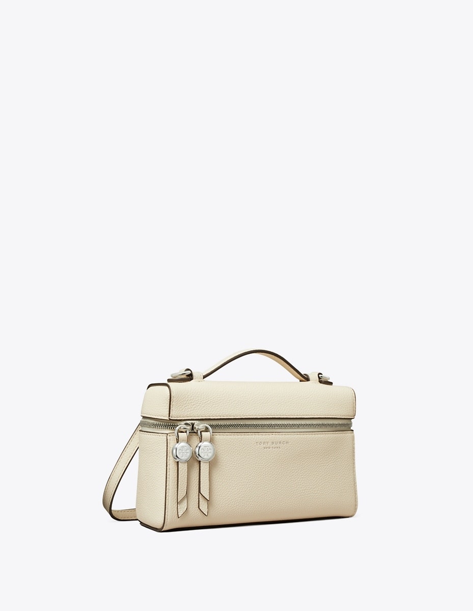 T MONOGRAM BUCKET BAG TORY NAVY