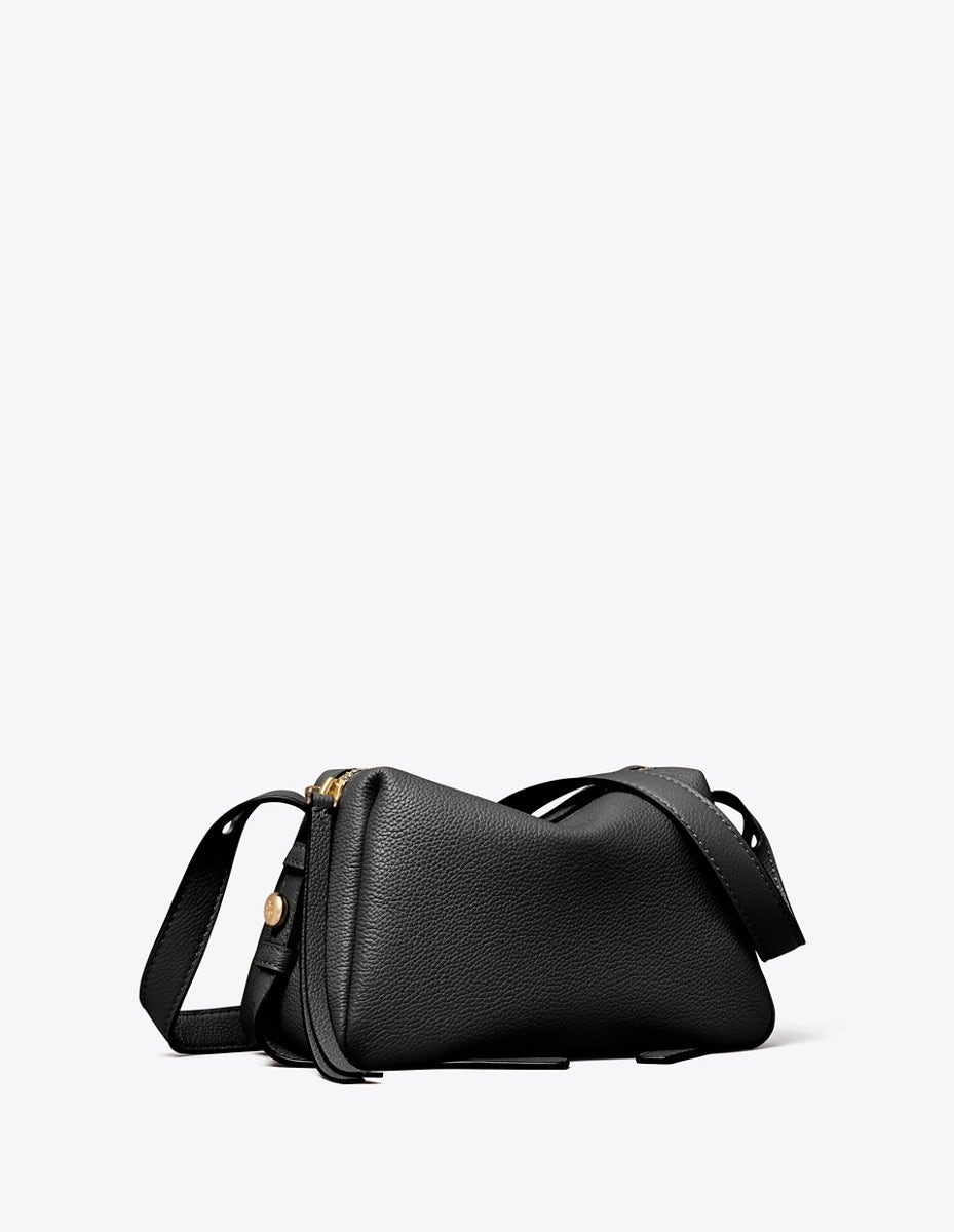 T MONOGRAM BUCKET BAG TORY NAVY